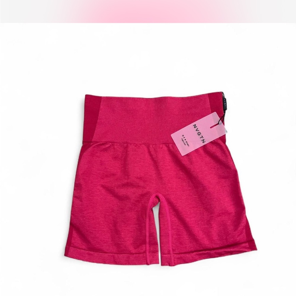 NVGTN Contour Seamless Gym Shorts Pink XS NWT